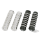 Ribbed grips Polished
