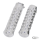 Ribbed grips Polished