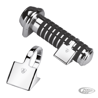 GRIPWING 1.4", BILLET GROOVED/FLAMED GRI