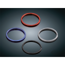 SMOOTH ACCENT RINGS - BLUE