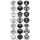 RSD FUEL METER CAP CHROME TECH 96-up