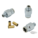 Chrome tank hose fitting no. 12