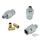 Chrome tank hose fitting no. 12