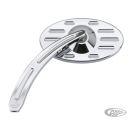 Pro Street Oval ball milled mirror L chr