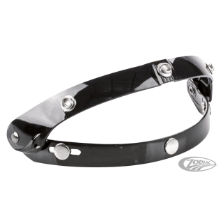 Torx foldable support for button visor