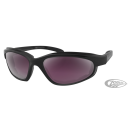 Fat Boy Sunglass Mat Blk Purple HD Silve
