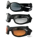 Crossfire folding goggle smoked lens