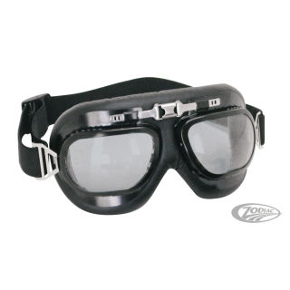 GZP Contoured lens goggles with black fr