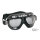 GZP Contoured lens goggles with black fr