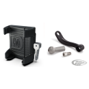 Phone Hldr w/o Chrgr mirror stem mnt Blk