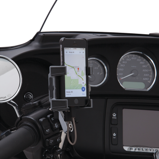 Phone Holder w/Charger perch mnt Chr