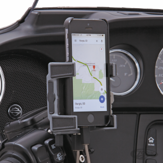Phone Holder w/Charger perch mount Blk