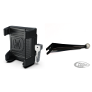 Phone Hldr w/Chrgr Batwing mnt 14-up Blk