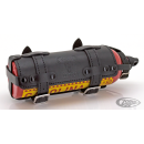 Fuel bottle w/black Texas Leather holder