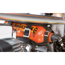 Fuel bottle w/black Texas Leather holder