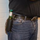 Texas Leather beer/wine bottle holder