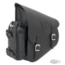 Texas Leather Oil bottle holder (1L) Blk