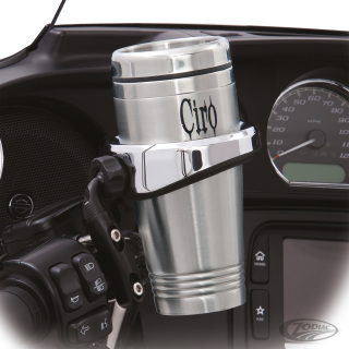 Cup holder 7/8"-1" clamp mount black