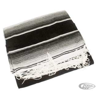 Mexican blanket Serape Black & White
