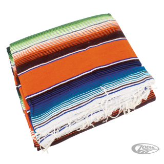 Mexican blanket Serape Orange