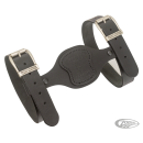 Texas Leather blanket holder black