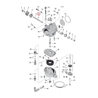 S&S SCREW, THROTTLE PLATE