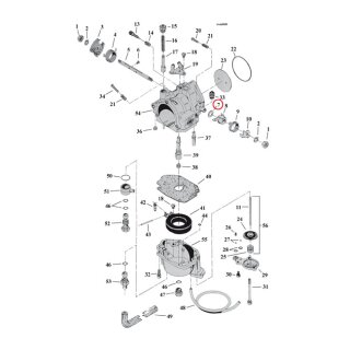 S&S NYLON WASHER, THROTTLE SHAFT