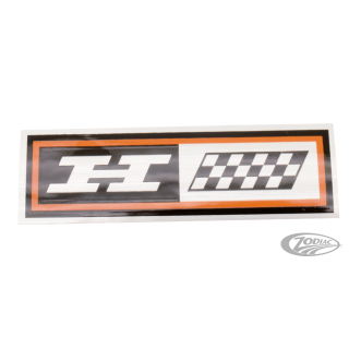 Each Oil tank decal FLH style H-long