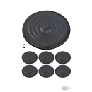 RSD BADGE KIT BLACK COVERT BLACK BADGE W