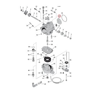 S&S THROTTLE PLATE, B/E CARBS