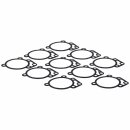 S&S, gasket air cleaner backplate. Super E/G