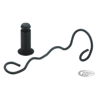 Seat clevis pin and spring