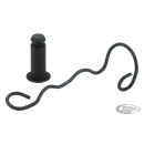 Seat clevis pin and spring