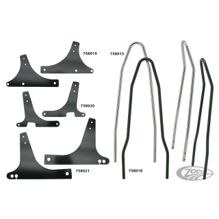 Black Sissybar sideplates Sportster