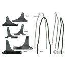 Black Sissybar sideplates Sportster