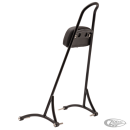 Burly Blk sissybar tall w/ pad FXD*06-17