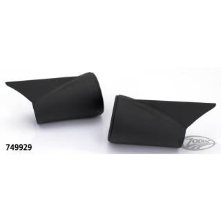 MCJ Finned Top Endkappen für Royal 80, schwarz