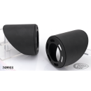 MCJ Slash Cut Endkappen für Royal 80, schwarz