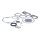 S&S, lower end gasket & seal kit. 4-1/8" V-series engines