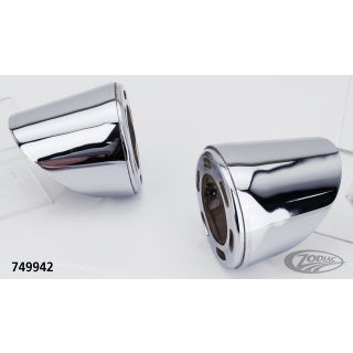 MCJ Kurze Taper Slash Cut Endkappen für Royal 80, verchromt