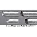 MCJ Kurze Taper Slash Cut Endkappen für Royal 80,...