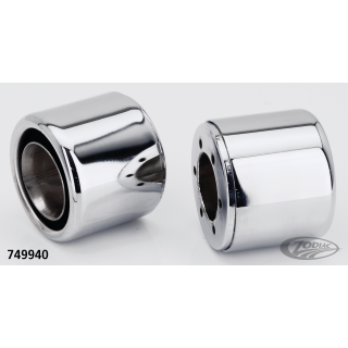 Straight ENDCAPS FOR 100mm MUFFLER Chr