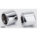 Straight ENDCAPS FOR 100mm MUFFLER Chr