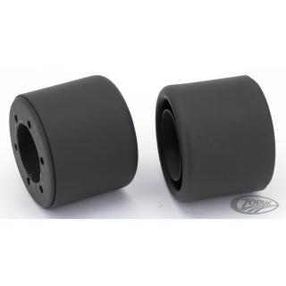 Straight ENDCAPS FOR 100mm MUFFLER Blk