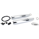 2in2 mufflers FLSTF07-UP Chr no end caps