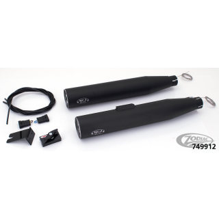 2:2 mufflers FLSTF07-16 Blk w/o end caps