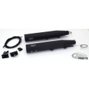 2in2 Royal mufflers FXSB Blk w/o end cap