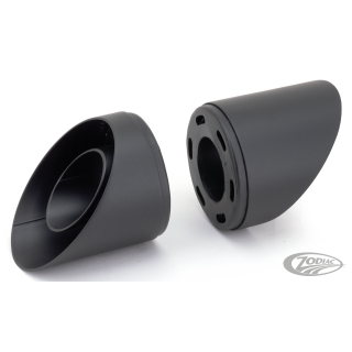 MCJ Slash Cut Endkappen für Royal 90 und Race 90, schwarz