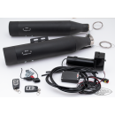 MCJ BLK Royal 2-2 mufflers Softail18-20