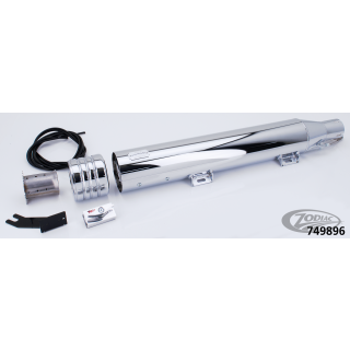 MCJ Royal FLSB18 chr/chr striped end cap